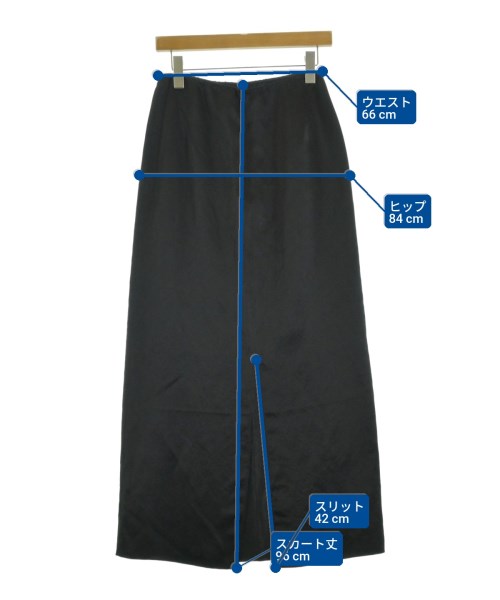 ASTRAET（アストラット）ロング・マキシ丈スカート 黒 サイズ:1(S位) レディース/2200669213034