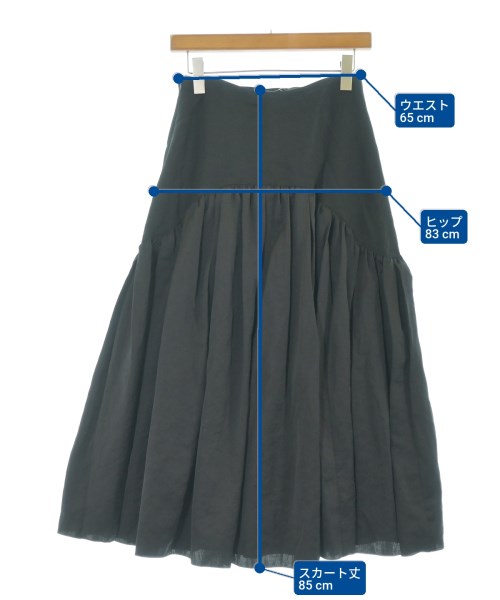 ASTRAET（アストラット）ロング・マキシ丈スカート 黒 サイズ:0(XS位) レディース/2200666446145