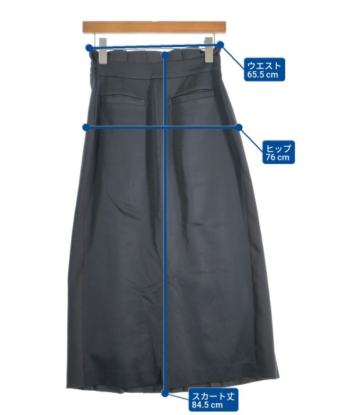 ASTRAET（アストラット）ロング・マキシ丈スカート グレー サイズ:0(XS位) レディース/2200670867028