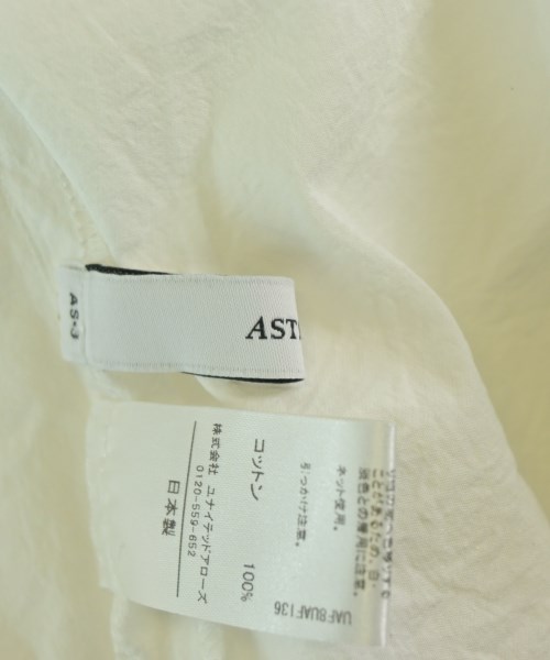 ASTRAET（アストラット）ブラウス 白 サイズ:F レディース/2200724313198