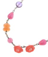 mikia（ミキア）ネックレス オレンジ サイズ:- レディース/2200659383259