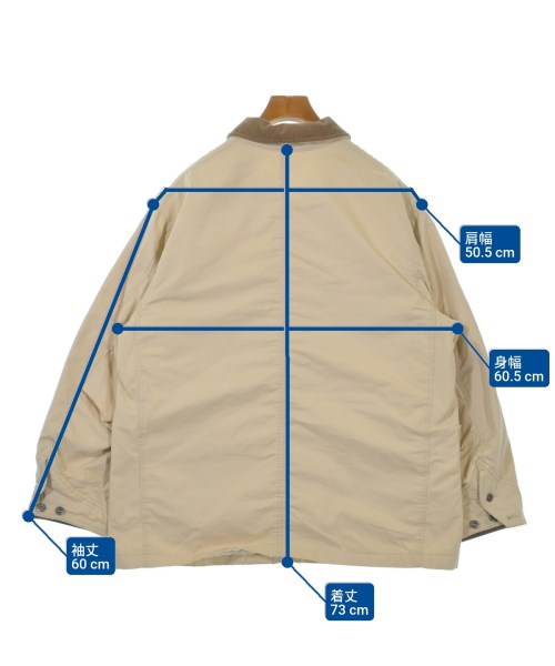 FORK&SPOON（フォークアンドスプーン）カバーオール ベージュ サイズ:4(XL位) メンズ/2200633076016