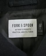 FORK&SPOON（フォークアンドスプーン）ステンカラーコート 黒 サイズ:5(XXL位) メンズ/2200618086016