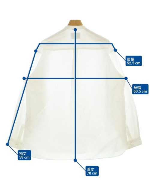 FORK&SPOON（フォークアンドスプーン）カジュアルシャツ 白 サイズ:5(XXL位) メンズ/2200651222020