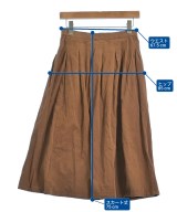 FORK&SPOON（フォークアンドスプーン）ロング・マキシ丈スカート 茶 サイズ:1(S位) レディース/2200632754045