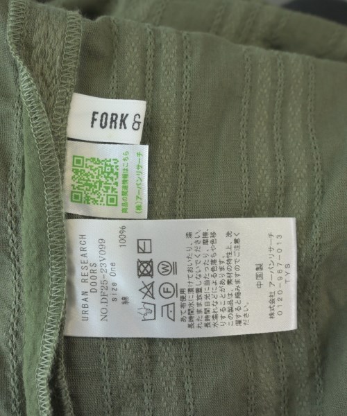 FORK&SPOON（フォークアンドスプーン）ブラウス カーキ サイズ:ONE レディース/2200631708025