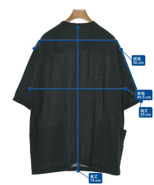 FORK&SPOON（フォークアンドスプーン）カジュアルシャツ 黒 サイズ:5(XXL位) レディース/2200626641108