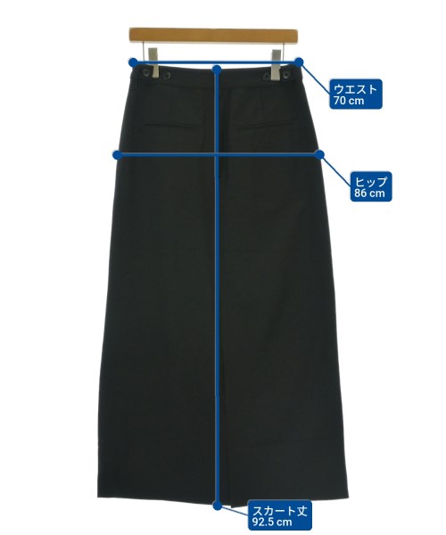 FORK&SPOON（フォークアンドスプーン）ロング・マキシ丈スカート 黒 サイズ:2(M位) レディース/2200633984045