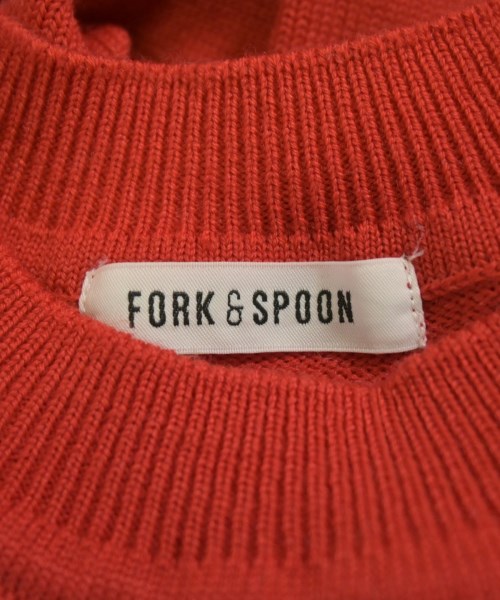 FORK&SPOON（フォークアンドスプーン）ニット・セーター 赤 サイズ:1(S位) レディース/2200625793150