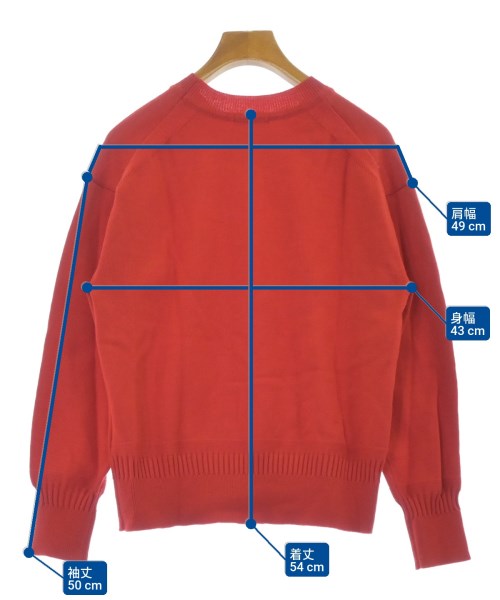 FORK&SPOON（フォークアンドスプーン）ニット・セーター 赤 サイズ:1(S位) レディース/2200625793150