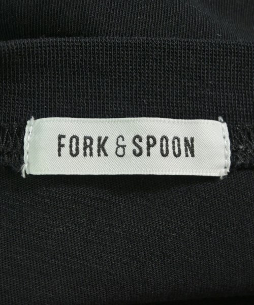 FORK&SPOON（フォークアンドスプーン）Tシャツ・カットソー 黒 サイズ:1(S位) レディース/2200637008105