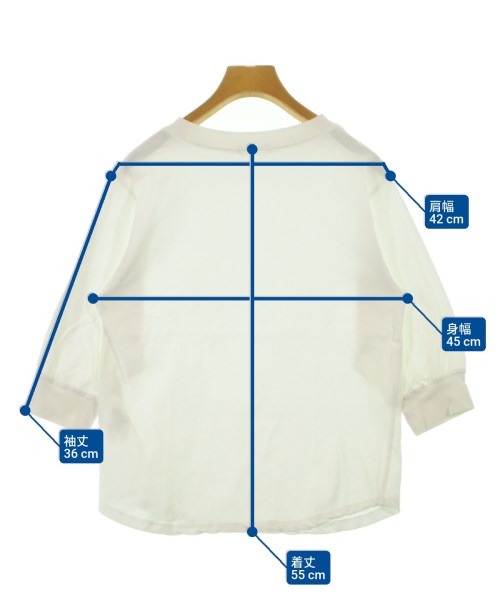 FORK&SPOON（フォークアンドスプーン）Tシャツ・カットソー 白 サイズ:1(S位) レディース/2200637008112