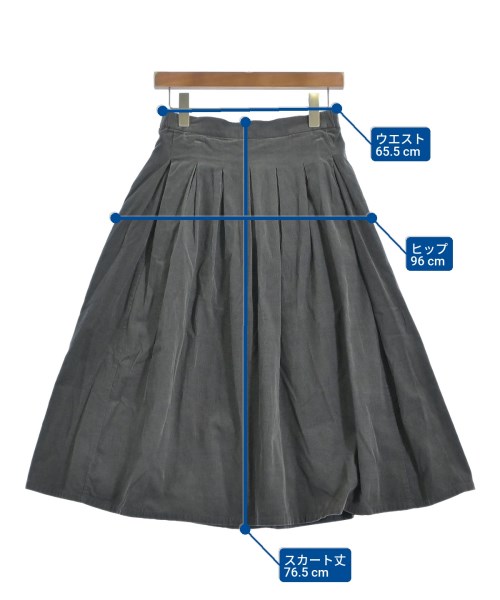 FORK&SPOON（フォークアンドスプーン）ロング・マキシ丈スカート グレー サイズ:1(S位) レディース/2200637192026