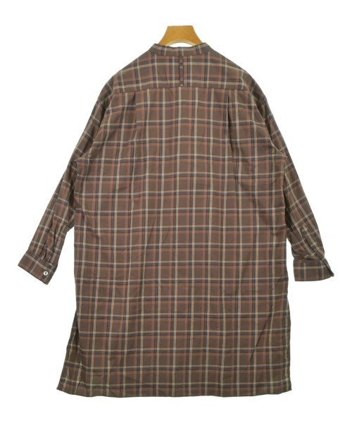 FORK&SPOON（フォークアンドスプーン）シャツワンピース 茶 サイズ:ONE レディース/2200626122072