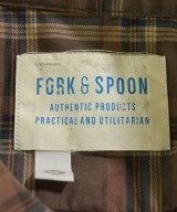 FORK&SPOON（フォークアンドスプーン）シャツワンピース 茶 サイズ:ONE レディース/2200626122072