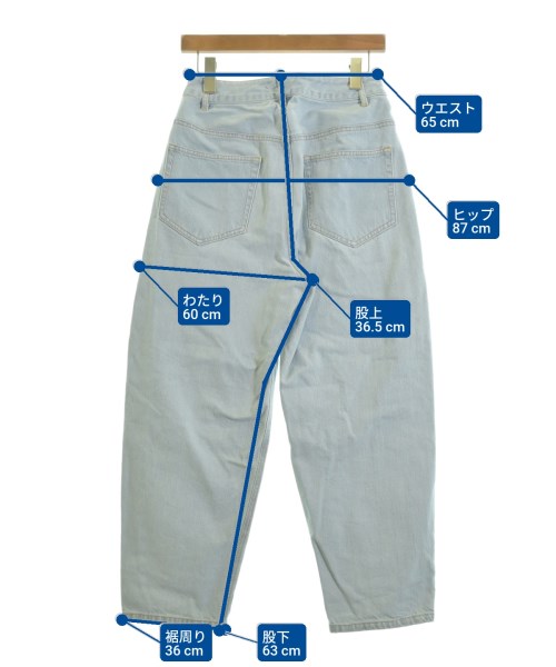 FORK&SPOON（フォークアンドスプーン）デニムパンツ 青 サイズ:1(S位) レディース/2200626503024