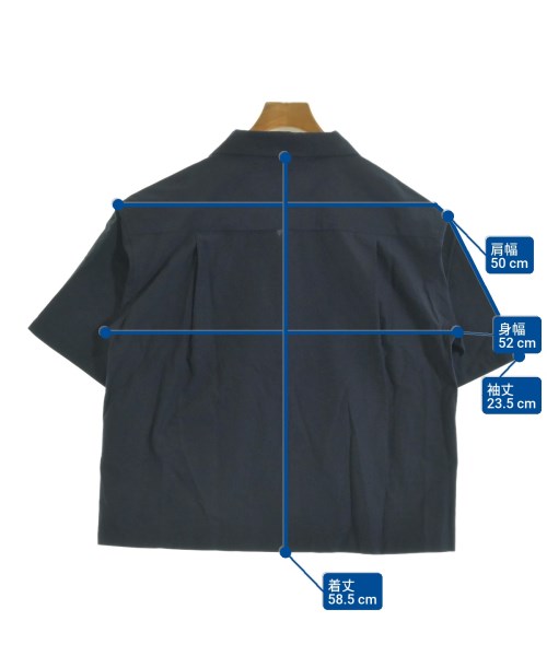 FORK&SPOON（フォークアンドスプーン）カジュアルシャツ 紺 サイズ:1(S位) レディース/2200633899028