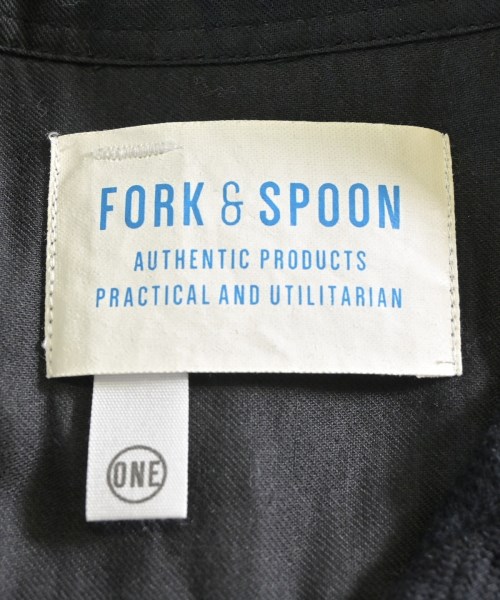 FORK&SPOON（フォークアンドスプーン）シャツワンピース 黒 サイズ:-(M位) レディース/2200616762011
