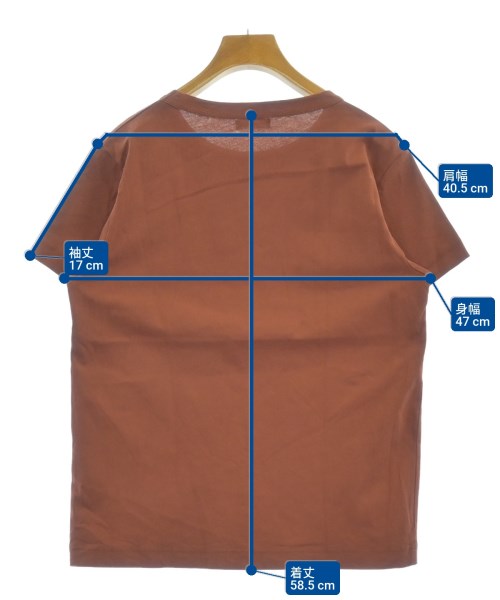 FORK&SPOON（フォークアンドスプーン）Tシャツ・カットソー 茶 サイズ:1(S位) レディース/2200613799256