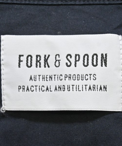 FORK&SPOON（フォークアンドスプーン）シャツワンピース 紺 サイズ:F レディース/2200627810015