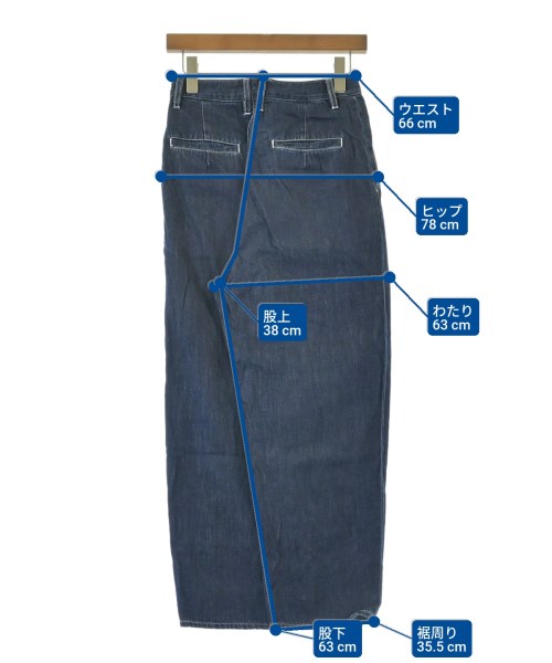 FORK&SPOON（フォークアンドスプーン）デニムパンツ 紺 サイズ:1(S位) レディース/2200615944036