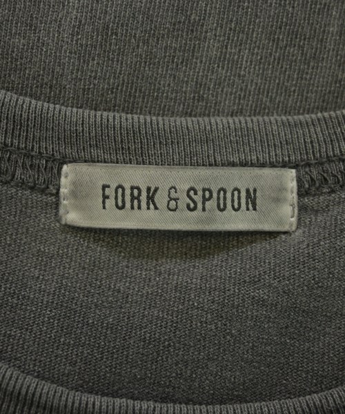 FORK&SPOON（フォークアンドスプーン）Tシャツ・カットソー グレー サイズ:1(S位) レディース/2200619646080