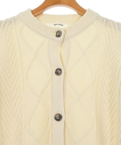 FORK&SPOON（フォークアンドスプーン）カーディガン 白 サイズ:F レディース/2200629070028