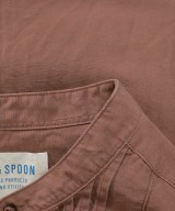 FORK&SPOON（フォークアンドスプーン）カジュアルシャツ 茶 サイズ:ONE レディース/2200607959116