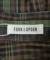 FORK&SPOON（フォークアンドスプーン）カジュアルシャツ 茶 サイズ:1(S位) レディース/2200607847048