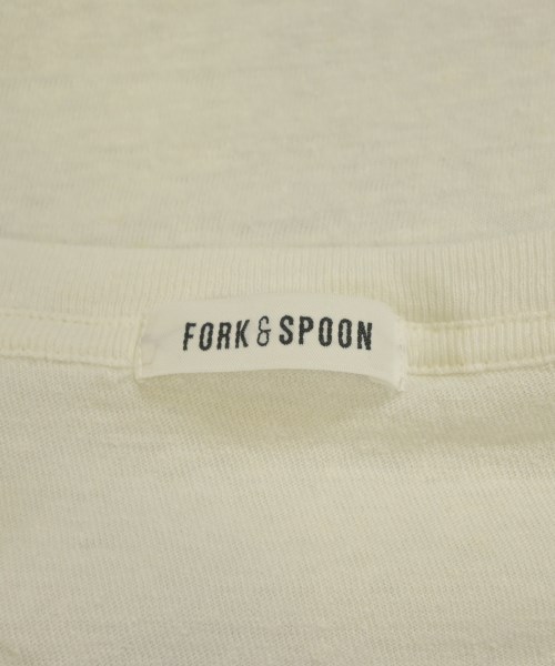 FORK&SPOON（フォークアンドスプーン）Tシャツ・カットソー 白 サイズ:1(S位) レディース/2200608681085