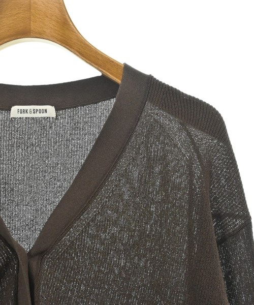 FORK&SPOON（フォークアンドスプーン）カーディガン 茶 サイズ:ONE レディース/2200614552034