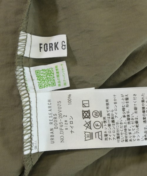 FORK&SPOON（フォークアンドスプーン）ワンピース カーキ サイズ:2(M位) レディース/2200672690020