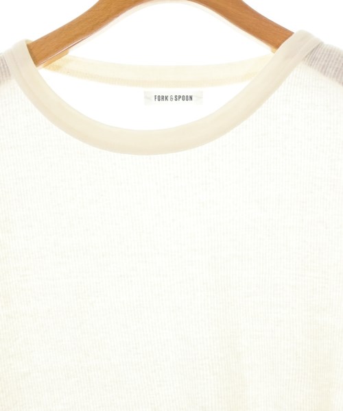 FORK&SPOON（フォークアンドスプーン）Tシャツ・カットソー 白 サイズ:F レディース/2200677650029