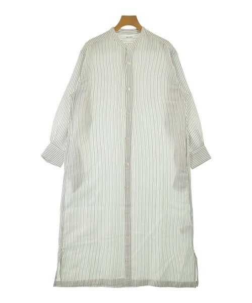 FORK&SPOON(フォークアンドスプーン)シャツワンピース 白 サイズ:1(S位)/2200677281025