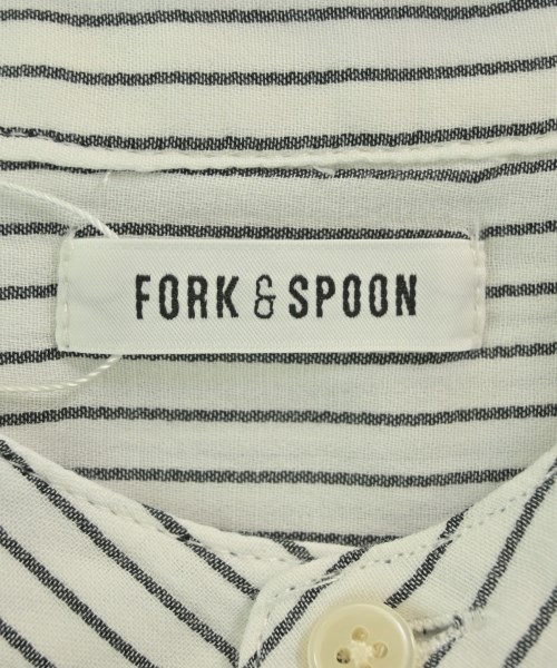 FORK&SPOON（フォークアンドスプーン）シャツワンピース 白 サイズ:1(S位) レディース/2200677281025