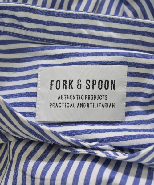 FORK&SPOON（フォークアンドスプーン）シャツワンピース 紺 サイズ:1(S位) レディース/2200694662029