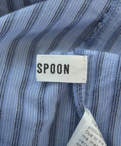 FORK&SPOON（フォークアンドスプーン）シャツワンピース 青 サイズ:2(M位) レディース/2200689744013