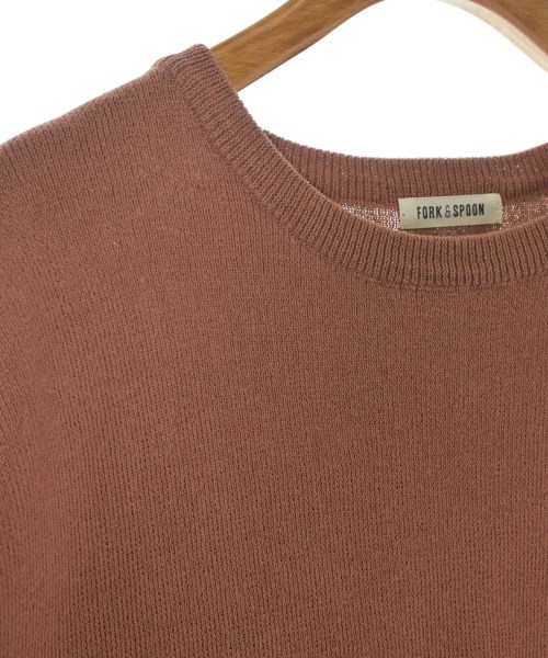 FORK&SPOON（フォークアンドスプーン）ニット・セーター 茶 サイズ:ONE レディース/2200690999037