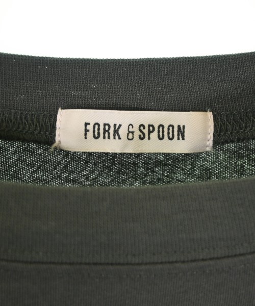 FORK&SPOON（フォークアンドスプーン）Tシャツ・カットソー カーキ サイズ:1(S位) レディース/2200692758205