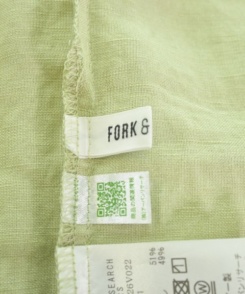FORK&SPOON（フォークアンドスプーン）ワンピース 緑 サイズ:1(S位) レディース/2200683400014