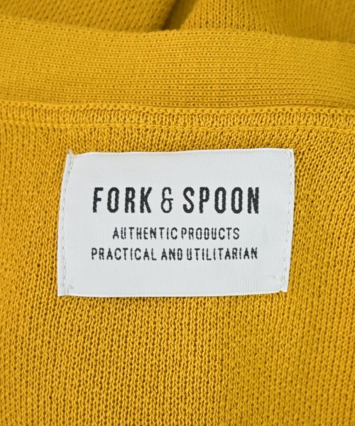 FORK&SPOON（フォークアンドスプーン）カーディガン 黄 サイズ:4(XL位) レディース/2200694902064