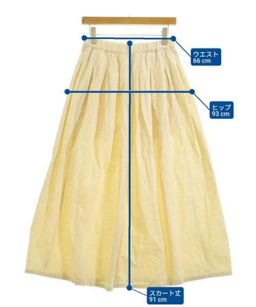 FORK&SPOON（フォークアンドスプーン）ロング・マキシ丈スカート 白 サイズ:1(S位) レディース/2200656042029