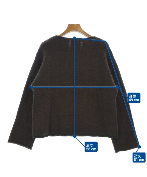 FORK&SPOON（フォークアンドスプーン）ニット・セーター 茶 サイズ:1(S位) レディース/2200655870012