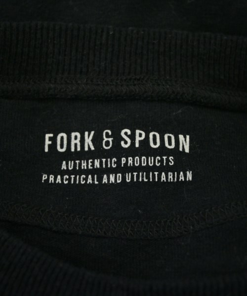 FORK&SPOON（フォークアンドスプーン）Tシャツ・カットソー 黒 サイズ:1(S位) レディース/2200655462033