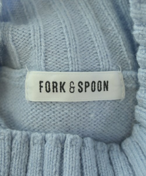 FORK&SPOON（フォークアンドスプーン）ニット・セーター 青 サイズ:1(S位) レディース/2200708787021