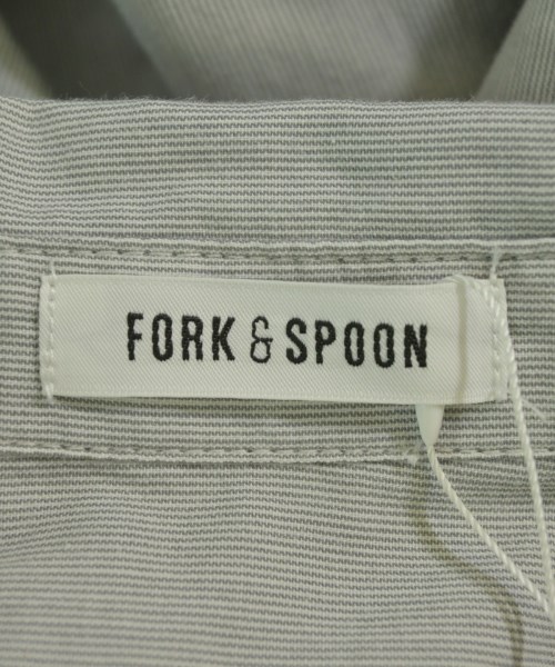 FORK&SPOON（フォークアンドスプーン）シャツワンピース グレー サイズ:2(M位) レディース/2200708016091