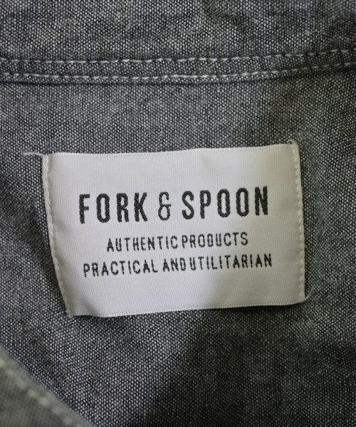 FORK&SPOON（フォークアンドスプーン）シャツワンピース グレー サイズ:ONE レディース/2200713819014