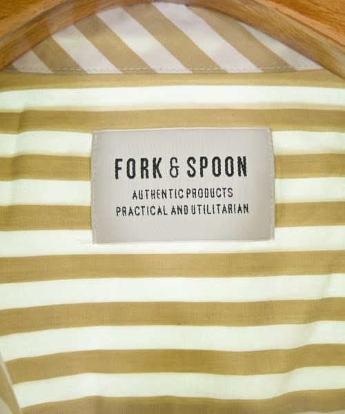 FORK&SPOON（フォークアンドスプーン）カジュアルシャツ ベージュ サイズ:1(S位) レディース/2200708601013