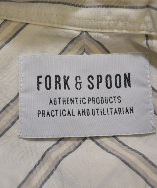 FORK&SPOON（フォークアンドスプーン）カジュアルシャツ 白 サイズ:1(S位) レディース/2200635282057