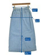 FORK&SPOON（フォークアンドスプーン）ロング・マキシ丈スカート 青 サイズ:1(S位) レディース/2200641432118